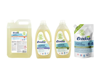 Ecodoo Lessive Liquide Sensitive Recharge 5L I Big Green Smile