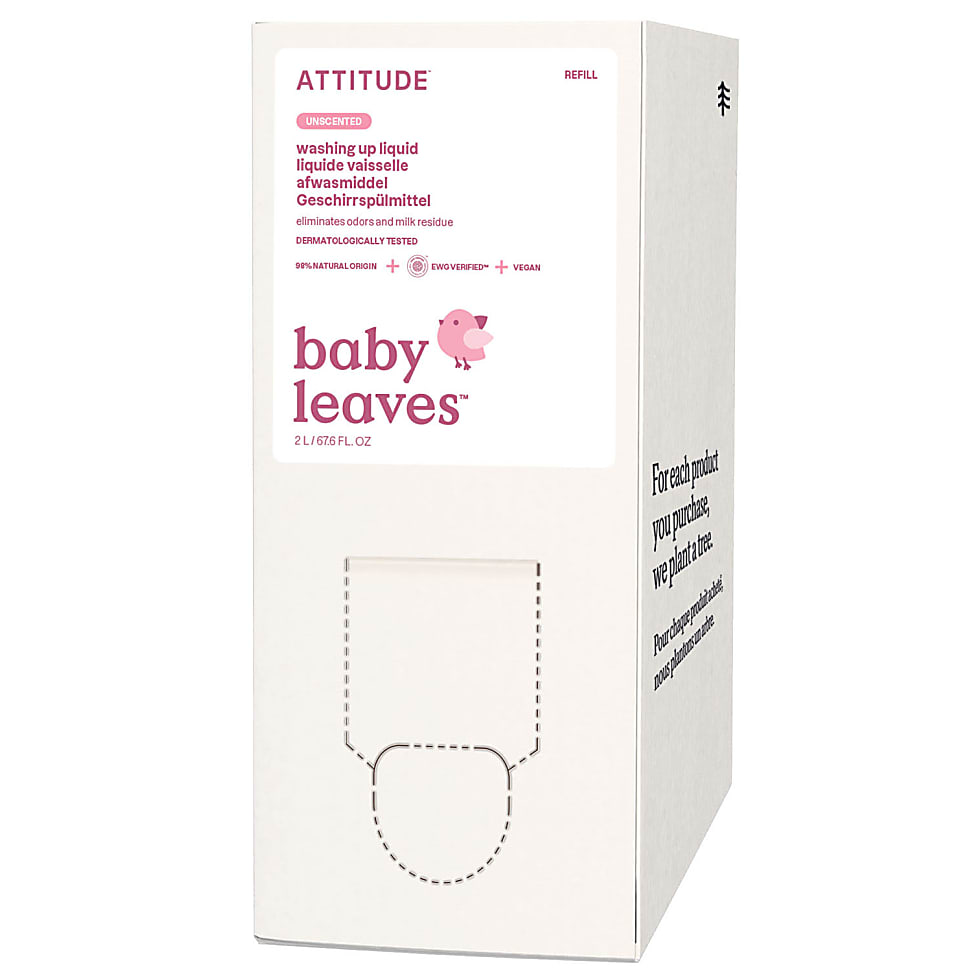 Attitude Bulk To Go 2L Liquide Vaisselle & Biberons - Sans Parfum
