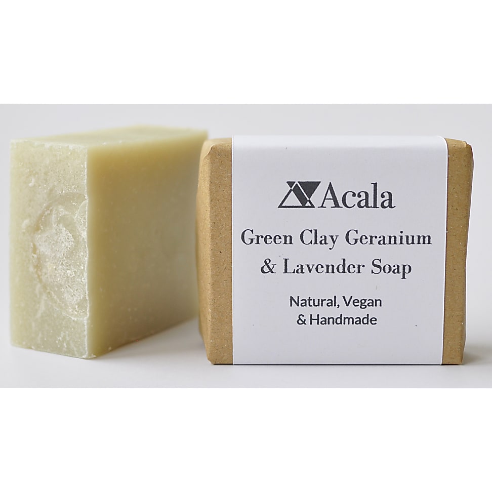 Acala Savon a Argile Verte, Geranium et Lavande