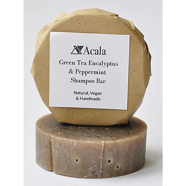Acala Barre de Shampooing au The Vert, Menthe Poivree et Eucalyptus