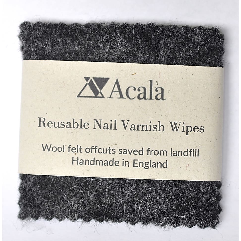 Acala Lingettes Biologiques Reutilisables pour Enlever le Vernis à ...