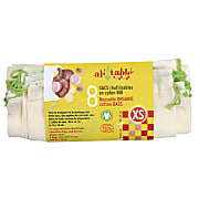 Ah!Table! Sacs en Coton Bio - Taille XS (8 sacs)