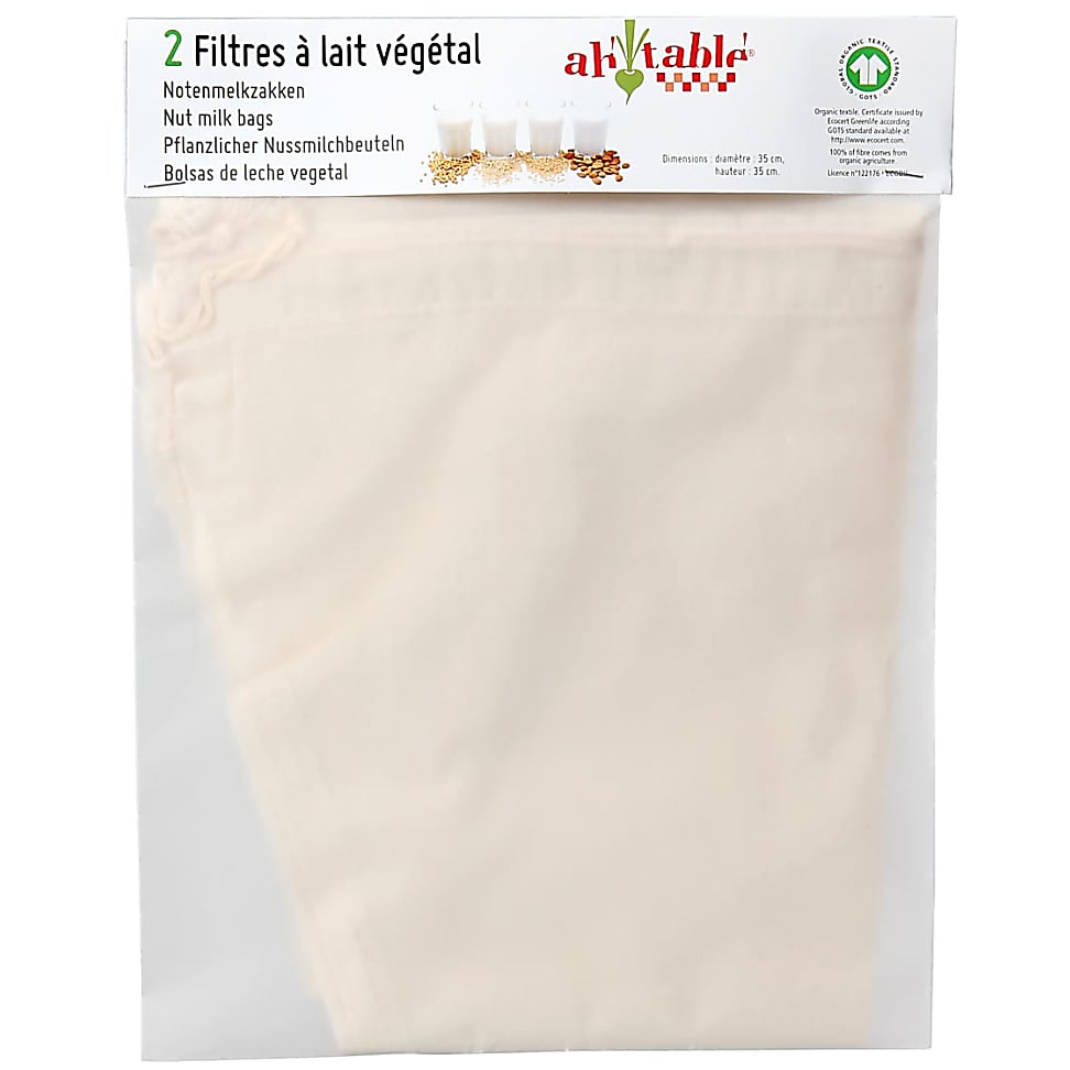 AH! Table! Sac à Lait de Noix en Coton Bio