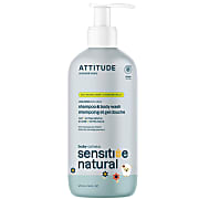 Attitude Oatmeal Sensitive Natural Baby Care Shampooing & Gel Nettoyant