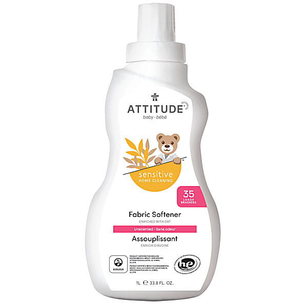 Attitude Oatmeal Sensitive Natural Baby Care Assouplissant