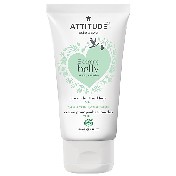 Attitude Blooming Belly Creme pour Jambes Lourdes Menthe