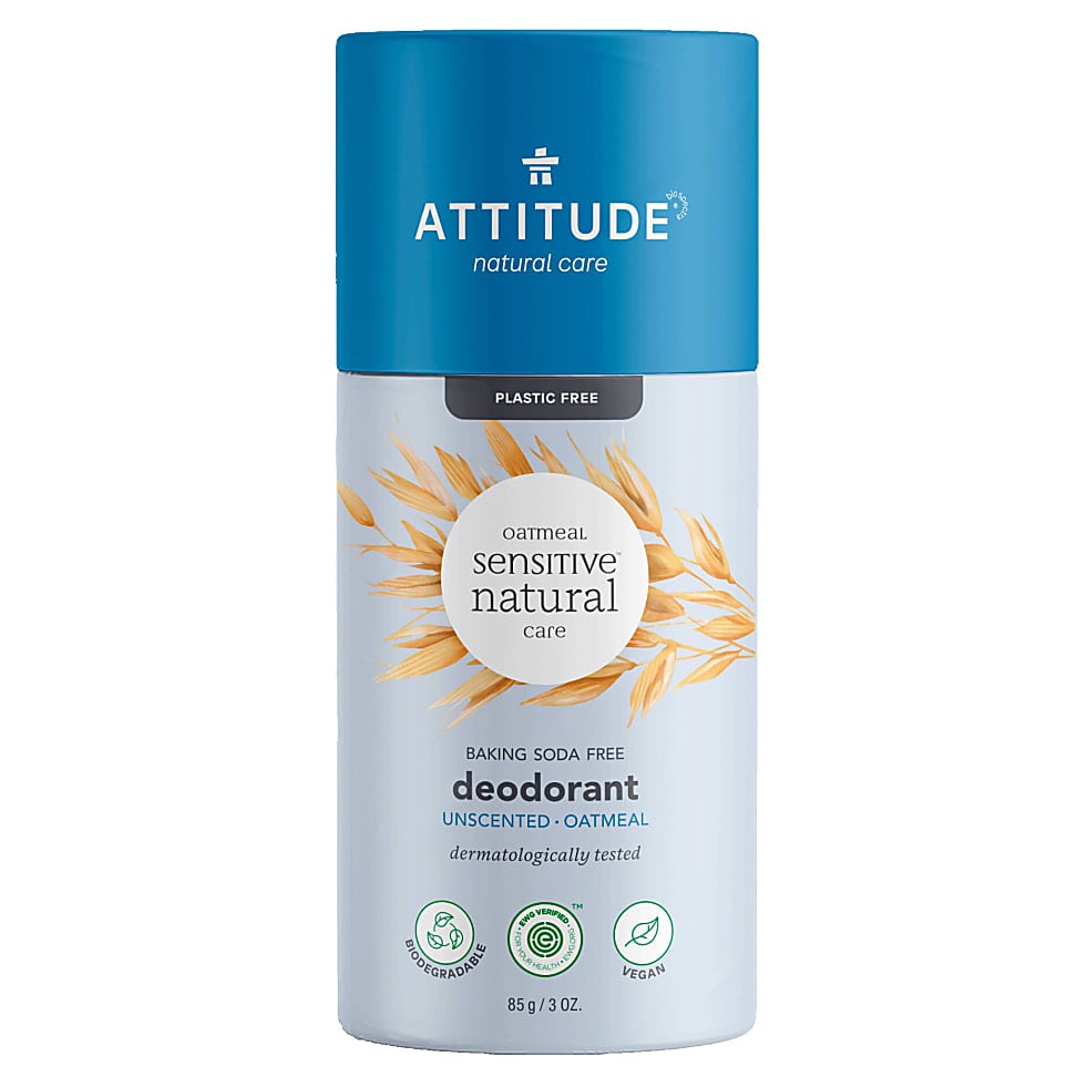 Attitude Deodorant Sans Bicarbonate de Soude, Sans Parfum