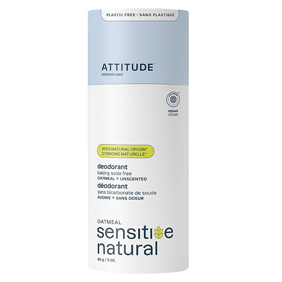 Attitude Deodorant Sans Bicarbonate de Soude, Sans Parfum