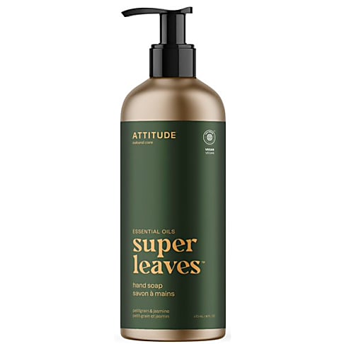 Attitude Super Leaves Essentials Savon Mains Petit Grain & Jasmin