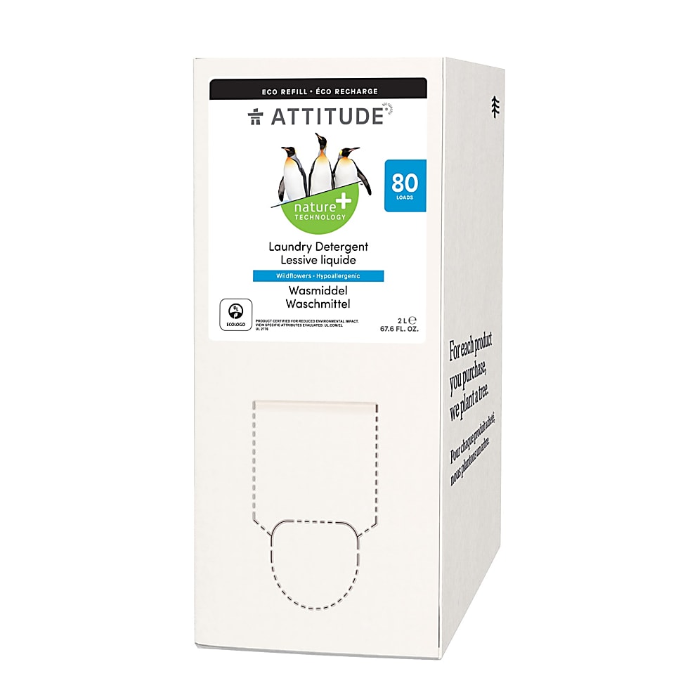 Attitude Bulk To Go 2L Lessive Liquide - Wildflowers