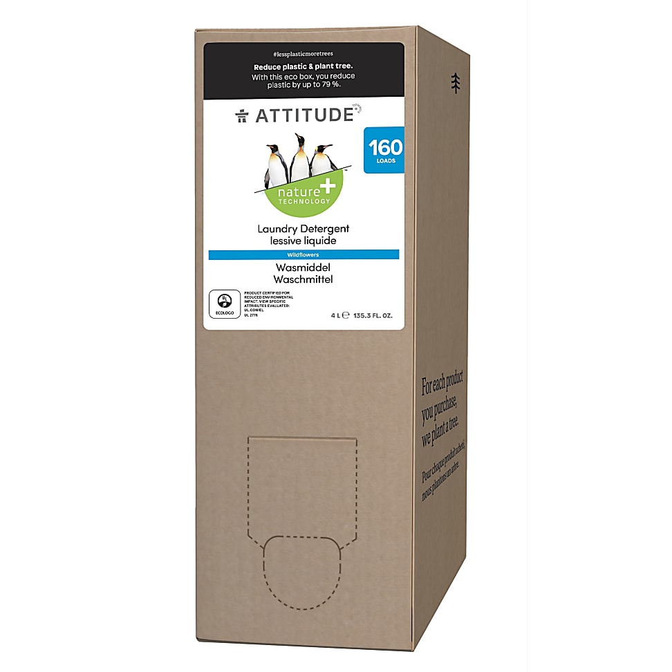 Attitude Lessive Liquide - Fleurs des Champs (160 lavages)