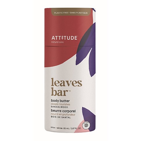 Attitude Leaves Bar Beurre Corporel Bois de Santal