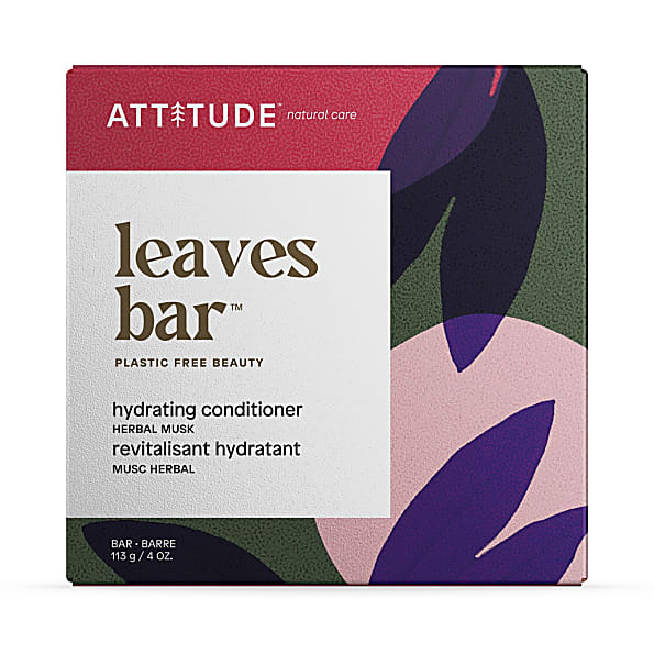 Attitude Leaves Bar Apres-Shampooing Hydratant Musc Herbal