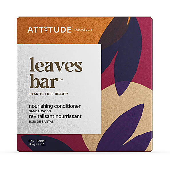 Attitude Leaves Bar Apres-Shampooing Nourrissant Bois de Santal