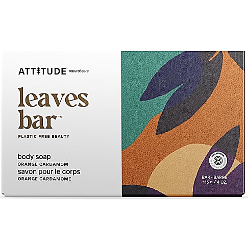 Attitude Leaves Bar Savon pour le Corps Orange Cardamome