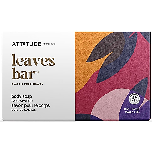 Attitude Leaves Bar Savon pour le Corps Bois de Santal