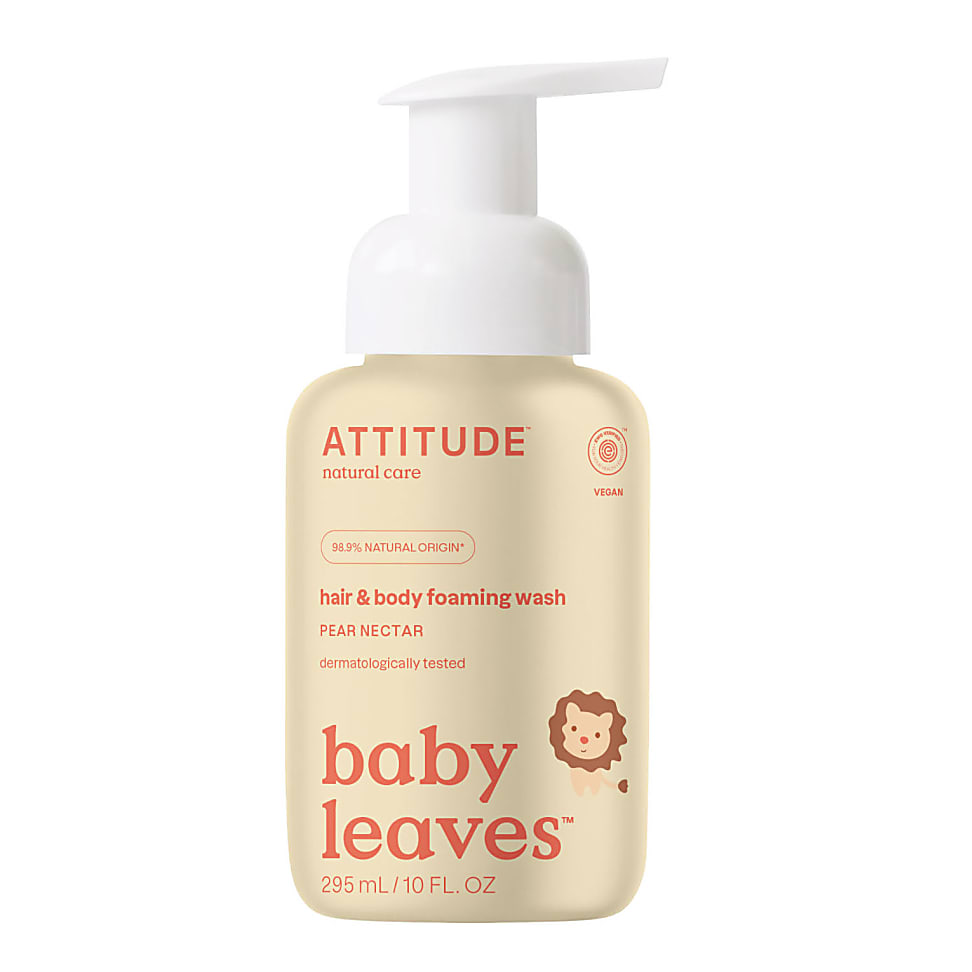 Attitude Baby Leaves 2-en-1 Nettoyant Moussant Cheveux & Corps - Ne...