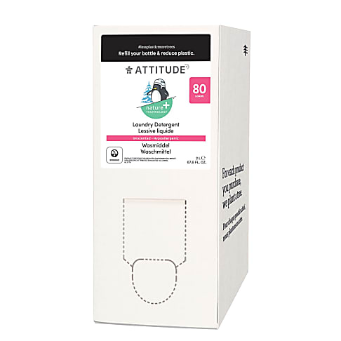 Attitude Little Ones Lessive Liquide pour Bébé - Sans Parfum (80 lavages)