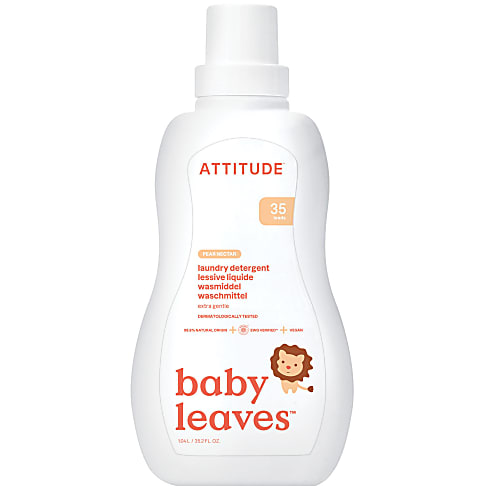 Attitude Little Ones Lessive Liquide pour Bébé - Nectar de Poire (35 lavages)