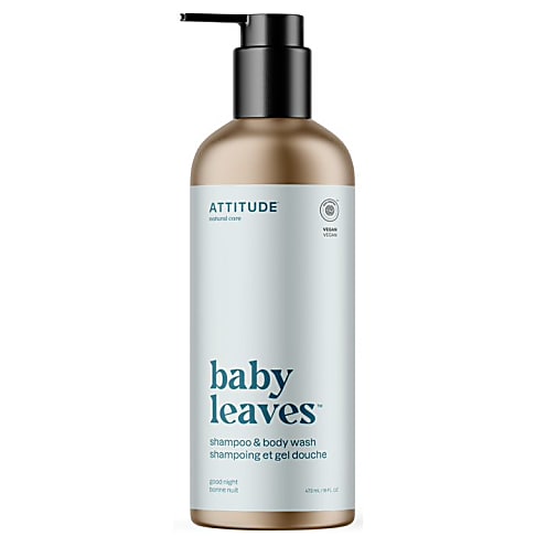 Attitude Baby Leaves Shampooing & Gel Douche Bonne Nuit