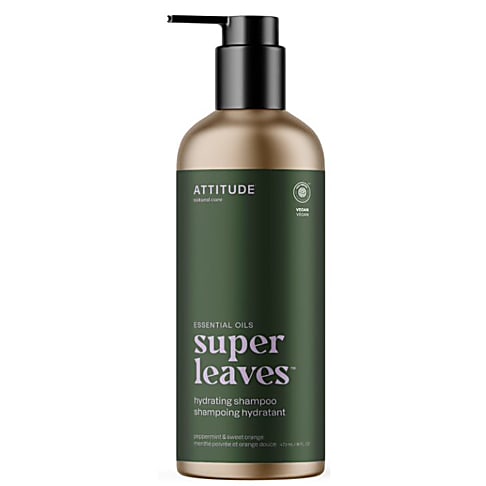 Attitude Super Leaves Shampooing Hydratant Menthe Poivrée & Orange Douce