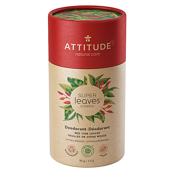 Attitude Super Leaves Deodorant - Feuilles de Vigne Rouge