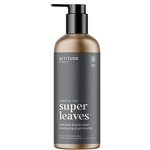 Attitude Super Leaves Shampooing & Gel Douche Menthe Poivrée & Orange Douce