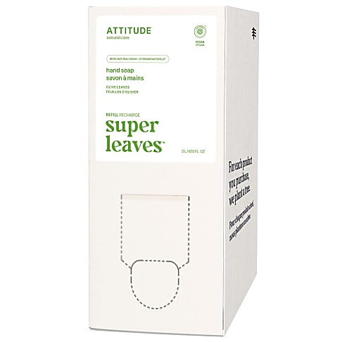 Attitude Bulk To Go 2L Super Leaves Savon à Mains - Feuilles d'Olivier