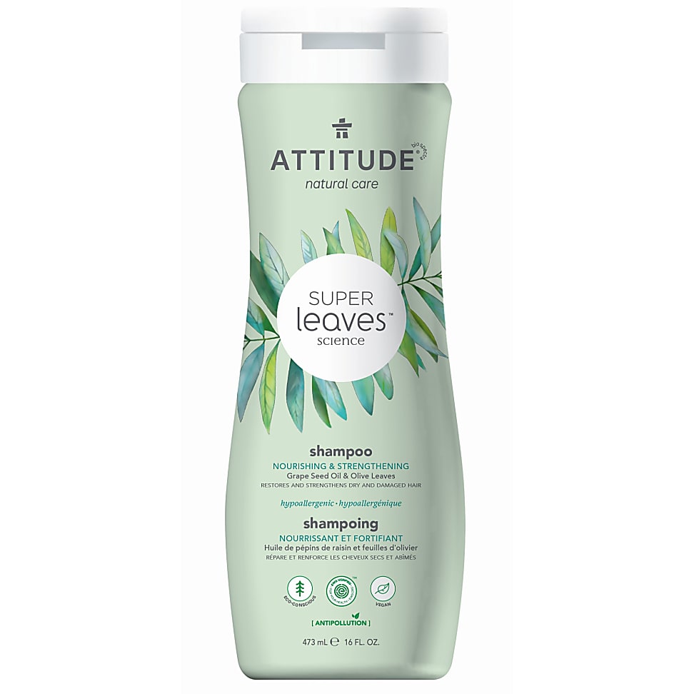 Attitude Super Leaves Shampooing Naturel - Nourrissant & Fortifiant