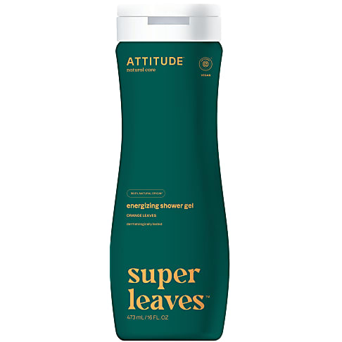 Attitude Super Leaves Gel Douche Naturel - Énergisant