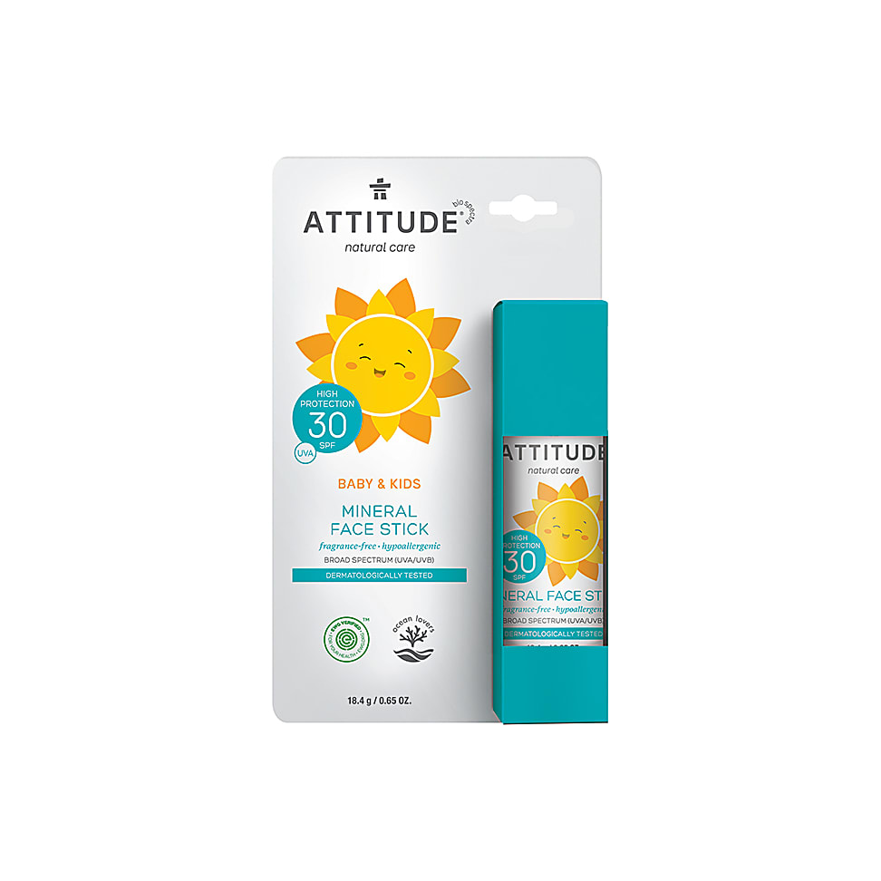 Attitude Bebes & Enfants Bâton Solaire 100% Mineral FPS 30 - Sans P...