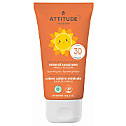 Attitude Bébés & Enfants Crème Solaire Minérale Vanille FPS 30 (150g)