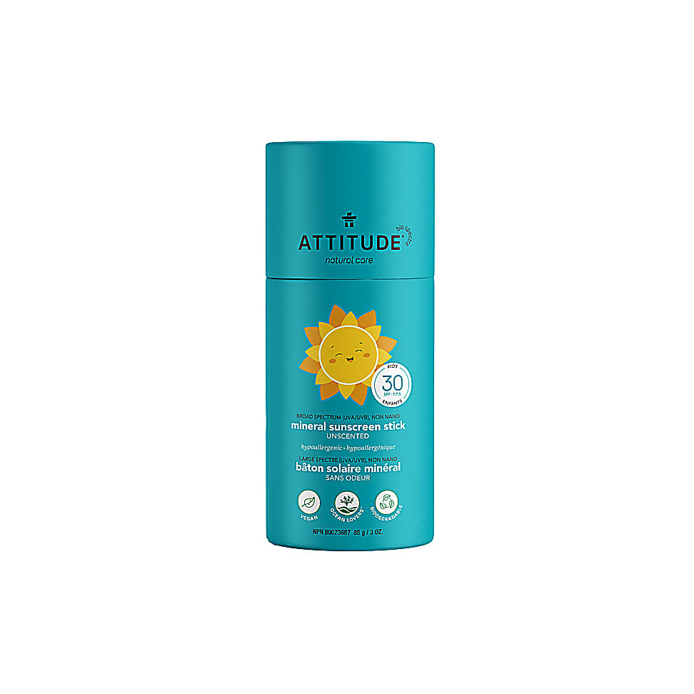 Attitude Bâton Solaire Mineral Sans Odeur pour Enfants - FPS 30