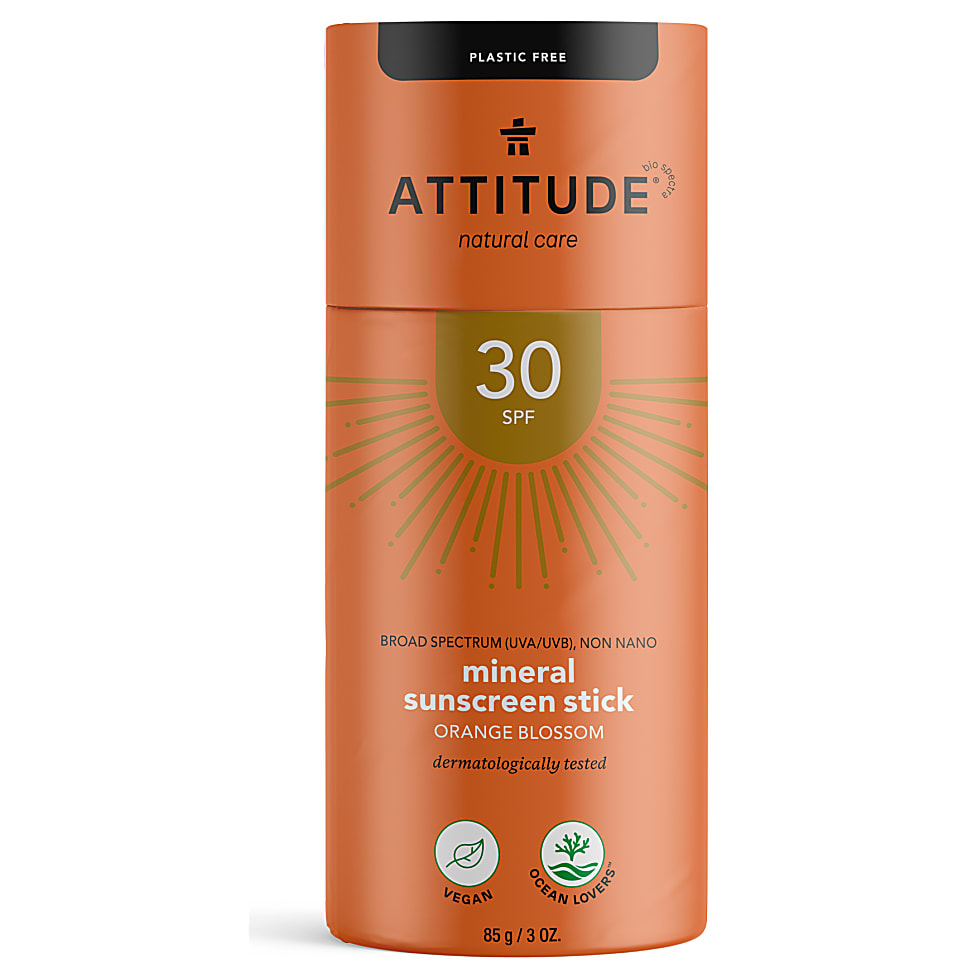 Attitude Bâton Solaire Mineral Fleur d'Oranger - FPS 30