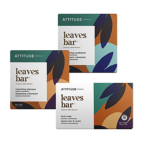 Attitude Kit de Voyage Sans Plastique Orange Cardamome