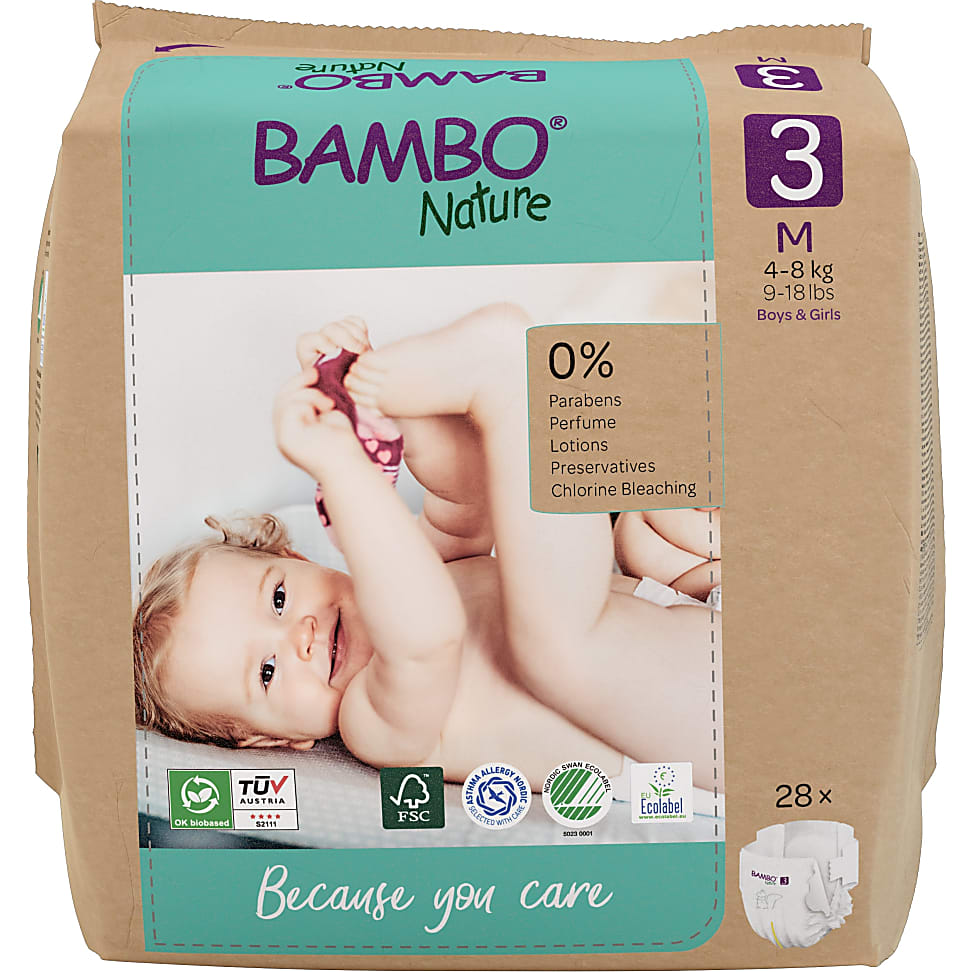 Bambo Nature Couches Jetables - Midi - Taille 3 (33 couches)