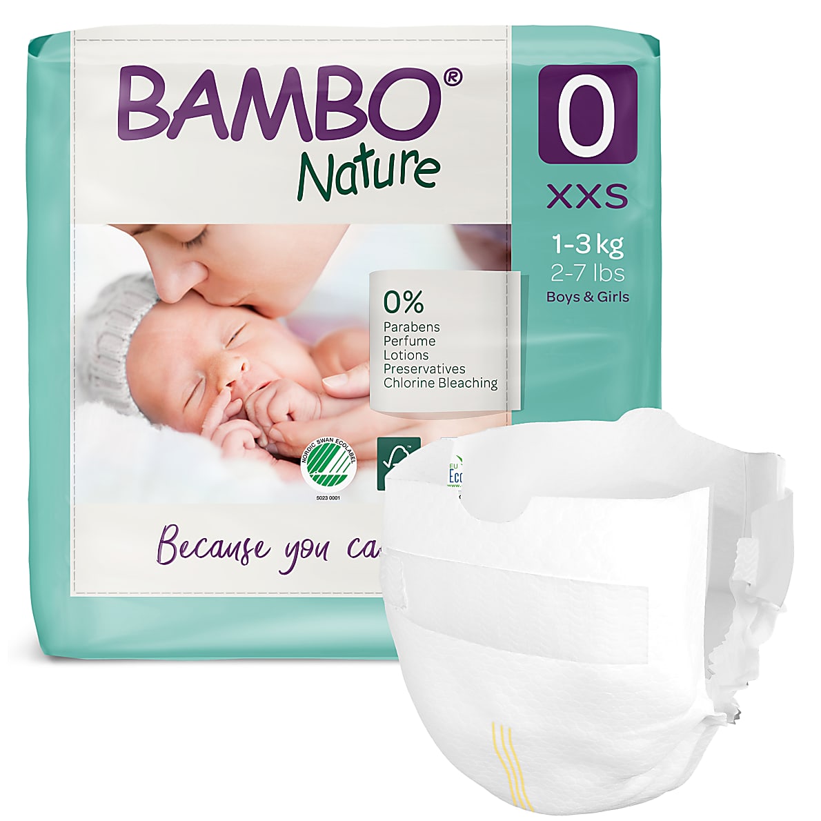 Bellissimo Baby Lot De 300 Doublures Biodégradables Bambou - Doublures Douces Réutilisables Pour Couches Tissu