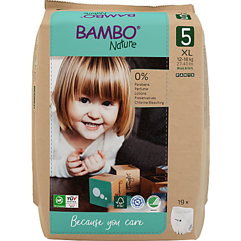 Bambo Nature Culottes d'Apprentissage - Junior- Taille 5 (Paquet de 19)
