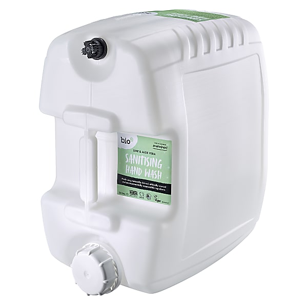 Bio-D Savon Mains Antibacterien Citron Vert & Aloe Vera Recharge 20L