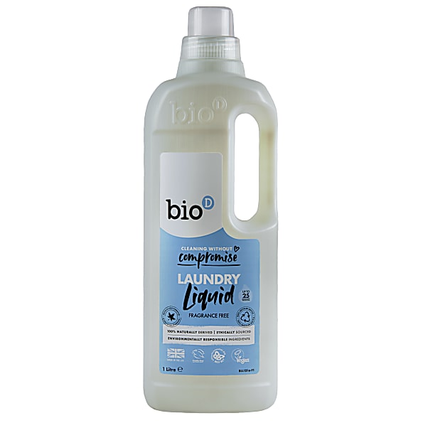 Bio-D Lessive Liquide Concentree Sans Parfum 1L