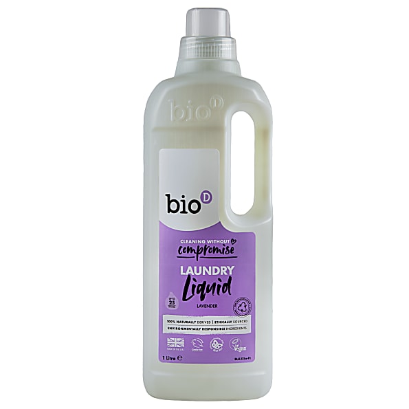 Bio-D Lessive Liquide Concentree à la Lavande 1L
