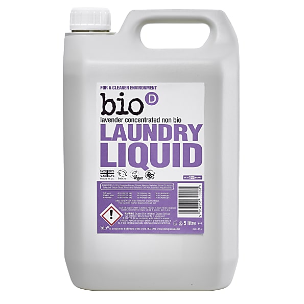 Bio-D Lessive Liquide Concentrée à la Lavande Recharge 5L I Big