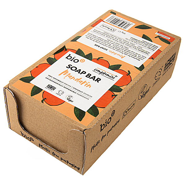 Bio-D Boîte Savon Solide au Mandarin (6 pcs)