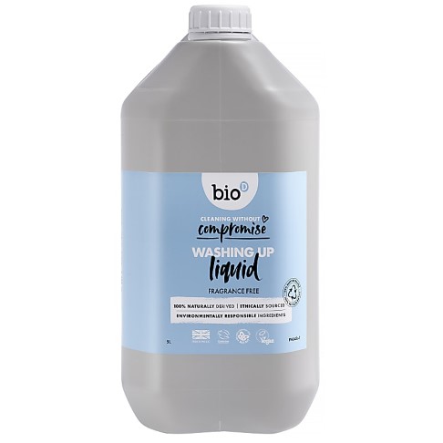 Bio-D Liquide Vaisselle Sans Parfum Recharge 5L