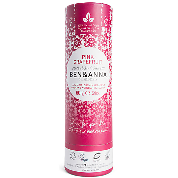 Ben & Anna Stick Deodorant - Pamplemousse Rose