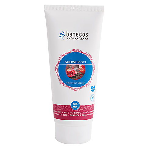 Benecos Gel Douche Naturel à la Grenade et Rose