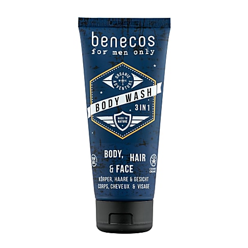 Benecos For Men Only Gel Douche 3 en 1