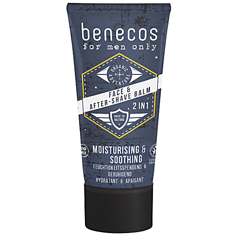 Benecos For Men Only Baume Visage & Après-Rasage