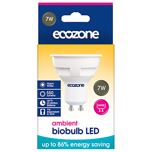 Ecozone Ampoule Biobulb LED GU10 Ambiance 7 watts