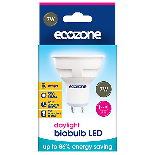 Ecozone Ampoule LED GU10 Lumiere du Jour 7 watts
